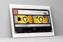 Obraz Retro kazeta zs1287